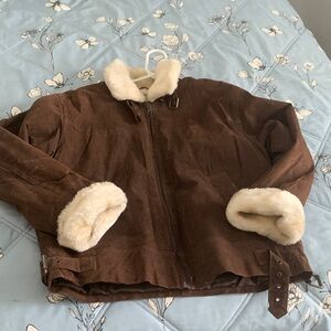 Northwest Territory Brown Jacket with Cream Faux Fur